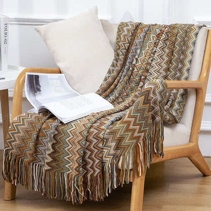 Vasima Knitted Throw Blanket