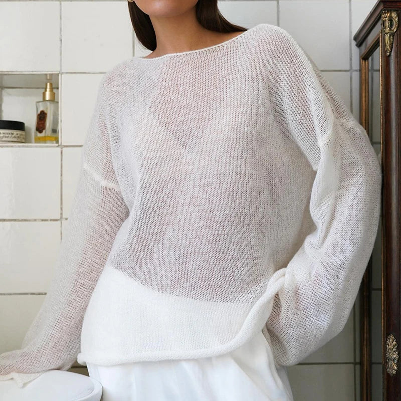 Gia Mohair Pullover Sweater