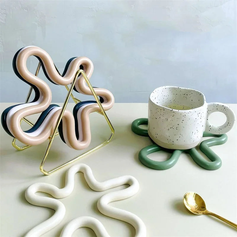 Dimsla Irregular Silicone Cup Coaster