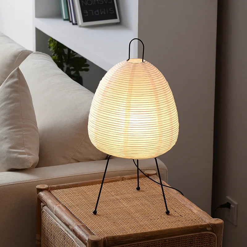 Wabi-Sabi Japanese Paper Lamp