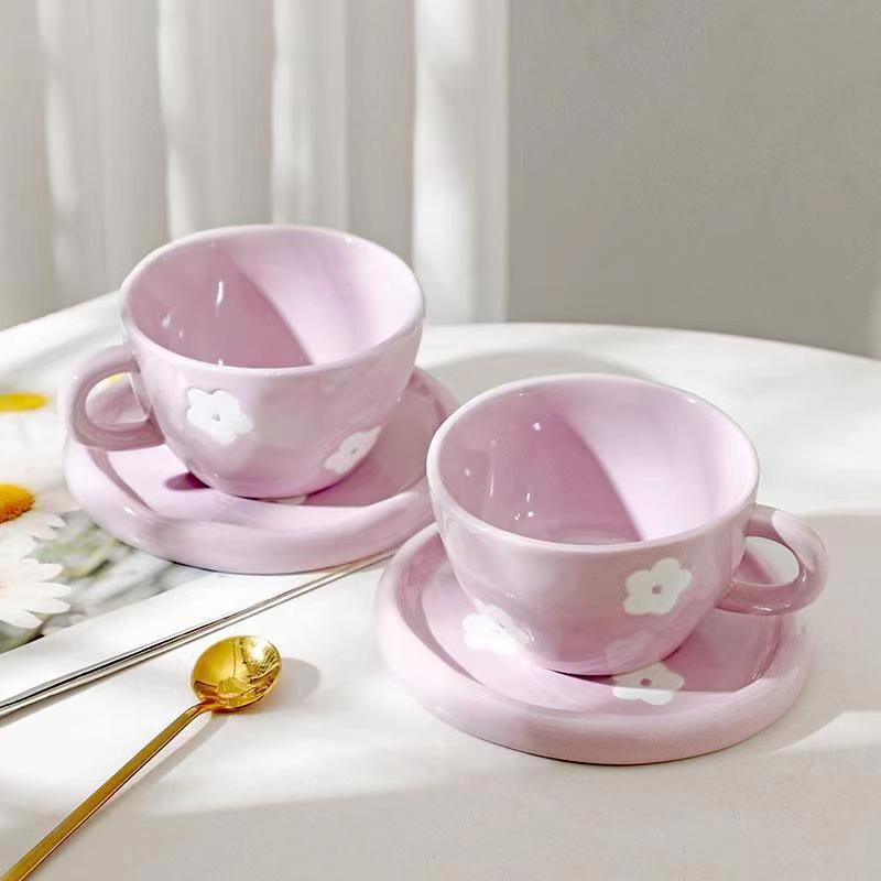 Koythin Coffee Mug with Saucer Set