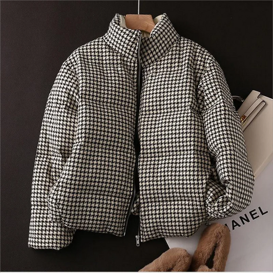 Allia Plaid Parka Jacket