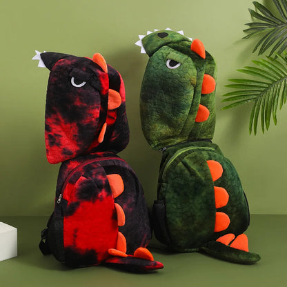 Dino Buddy Backpack With Detachable Hood