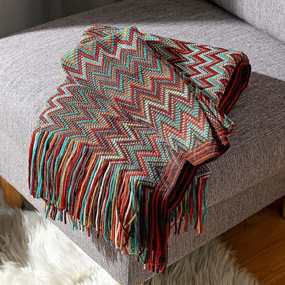 Vasima Knitted Throw Blanket