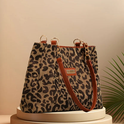 Amesa Cheetah Print Shoulder Bag